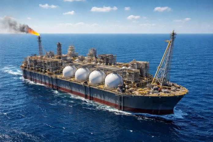 В Индии запустили первую в мире глубоководную установку сжижения газа