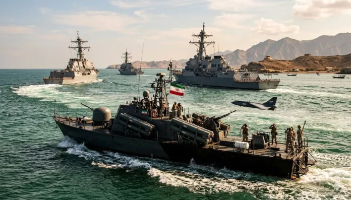 КСИР сообщил о срыве миссии кораблей ВМС США в Ормузском проливе