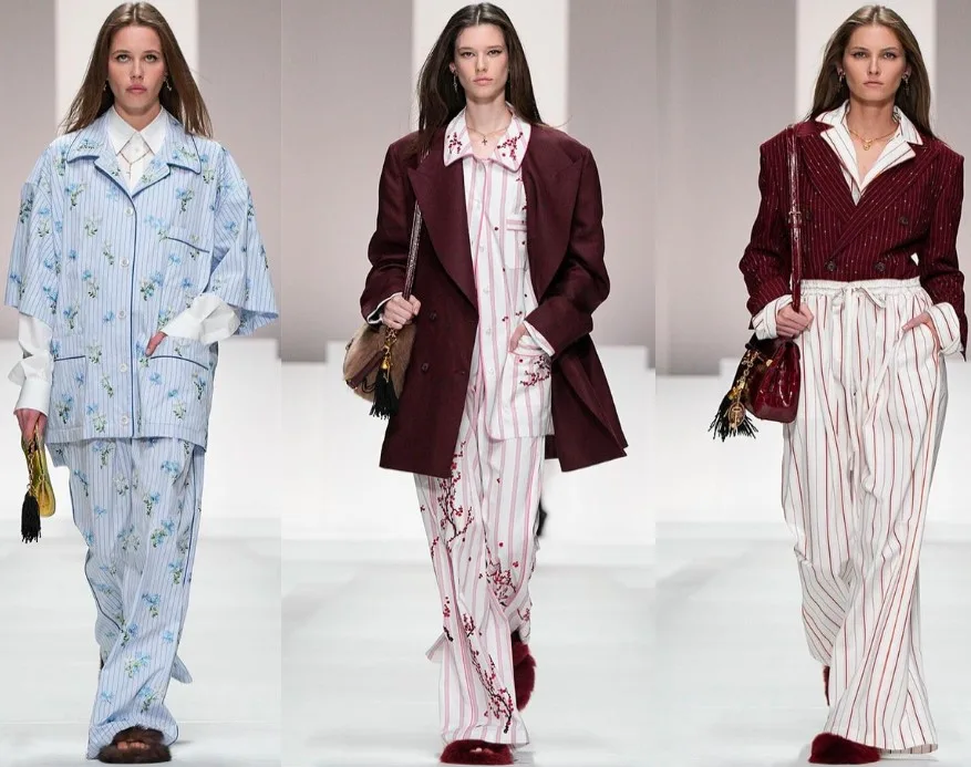 Пижамный стиль / показ Dolce Gabbana весна-лето 2026