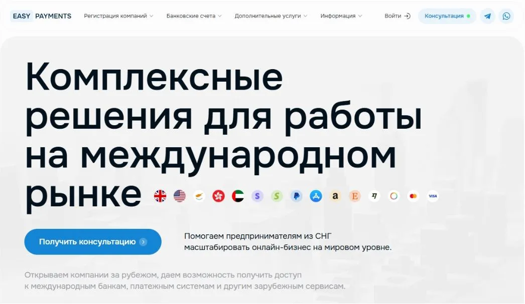 оформить зарубежную карту