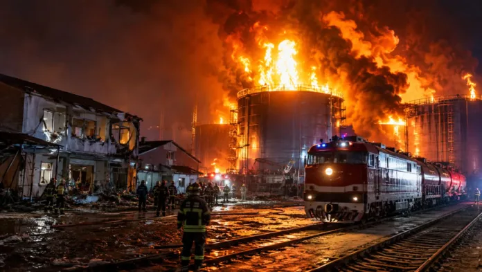 Пожар на стадионе в Минеральных Водах потушен