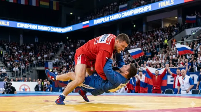 Россияне взяли 13 золотых на чемпионате Европы по самбо