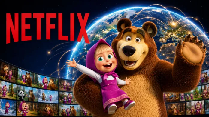 Netflix купил новые сезоны «Маши и Медведя» для показа в 100 странах