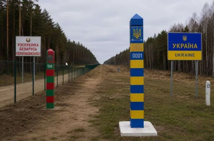 граница Белоруссии и Украины