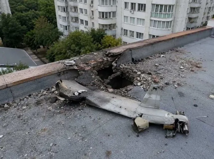 Обломки дрона