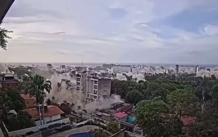 В соцсетях появилось видео момента мощнейшего землетрясения в Венесуэле