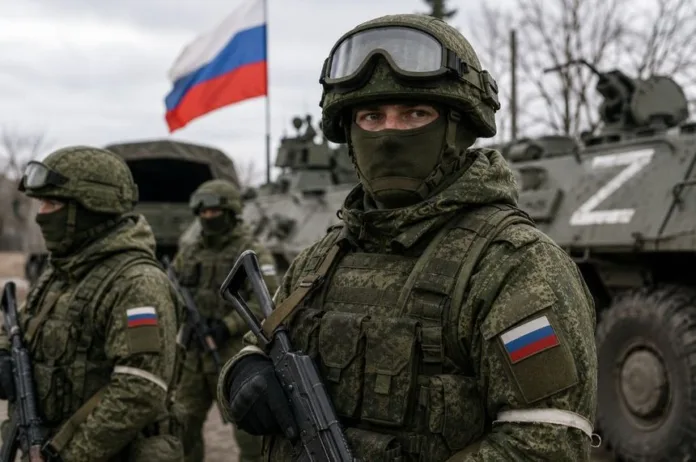 российские бойцы