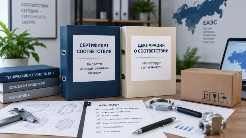 Сертификат соответствия и декларация о соответствии ЕАЭС