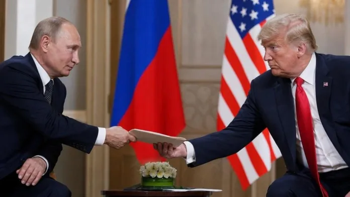 Иллюстрация к новости «Путин передал Трампу позицию Ирана по урегулированию конфликта»