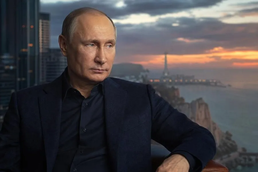 Владимир Путин на фоне закрытой международной встречи и внешнеполитических решений