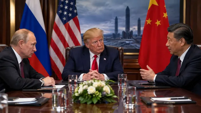 Трамп считает возможной трехстороннюю встречу с Путиным и Си Цзиньпином